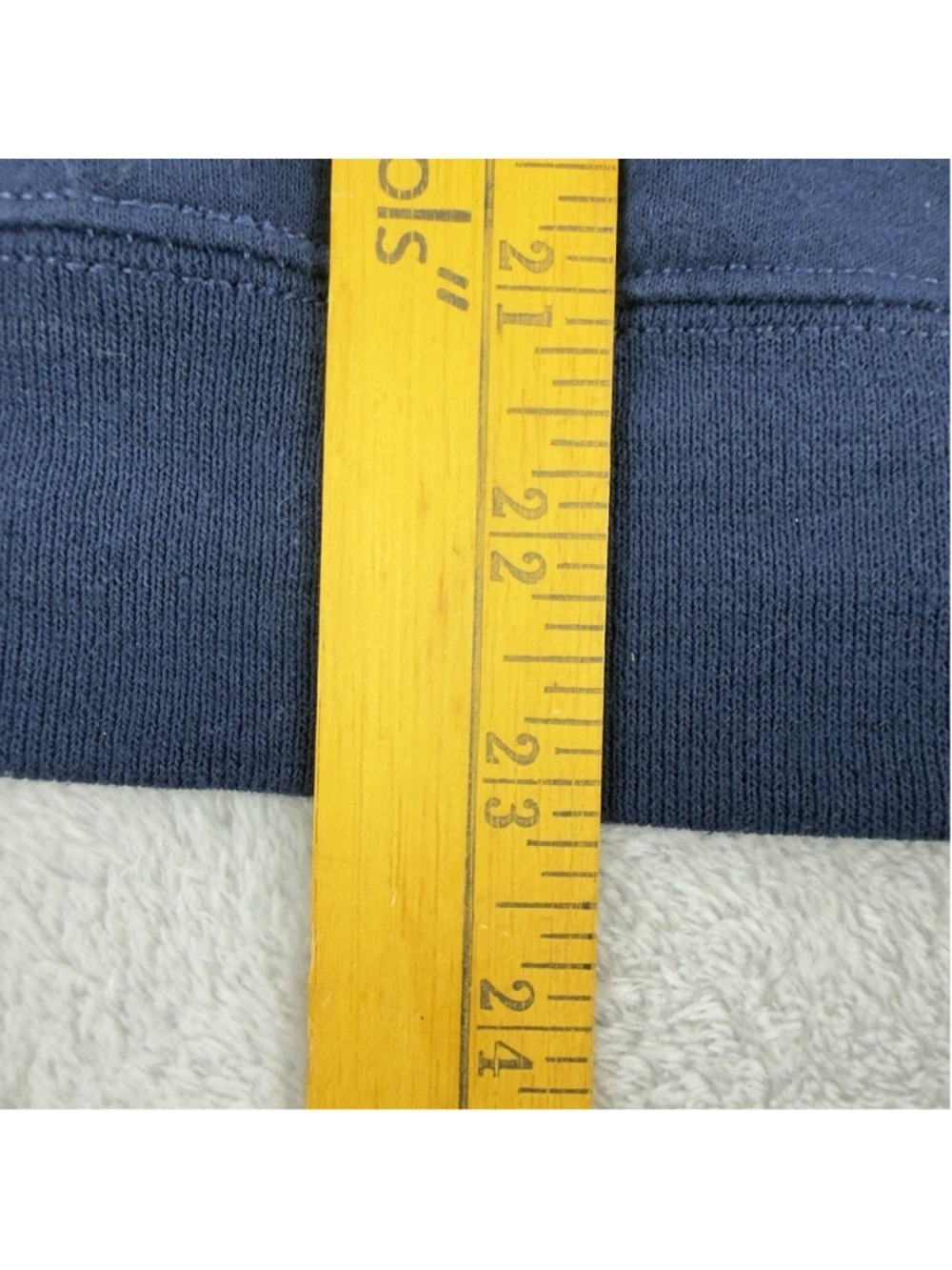Vintage Nike Men's Sz Medium Reworked Purple/Blue Retro Fleece Crewneck Sweater - Picture 9 of 9